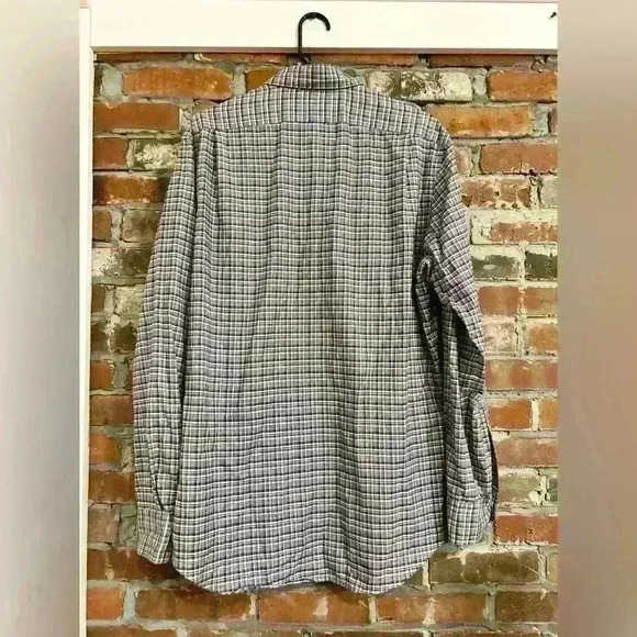 Polo Ralph Lauren Casual Purple & Black Cotton Button Down Size L - Picture 5 of 6